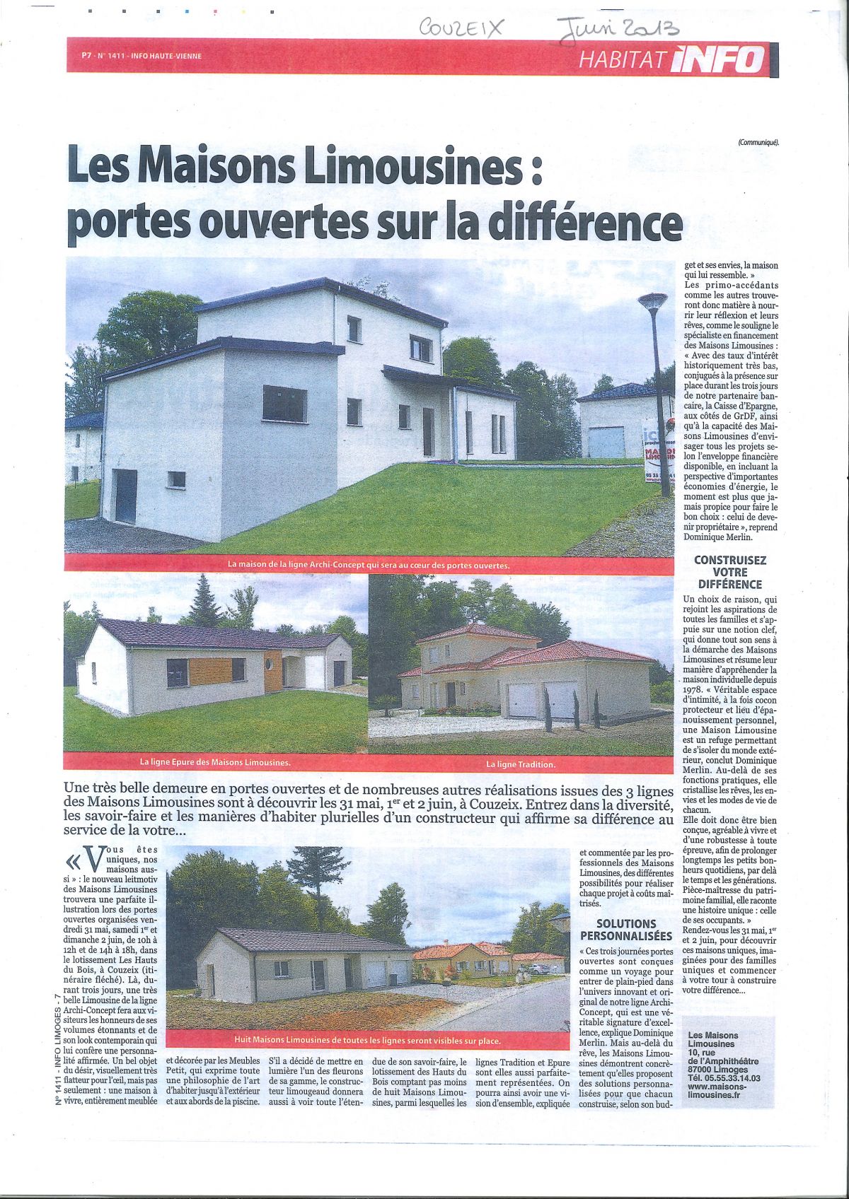 Portes Ouvertes juin 2013 Portes Ouvertes juin 2013
