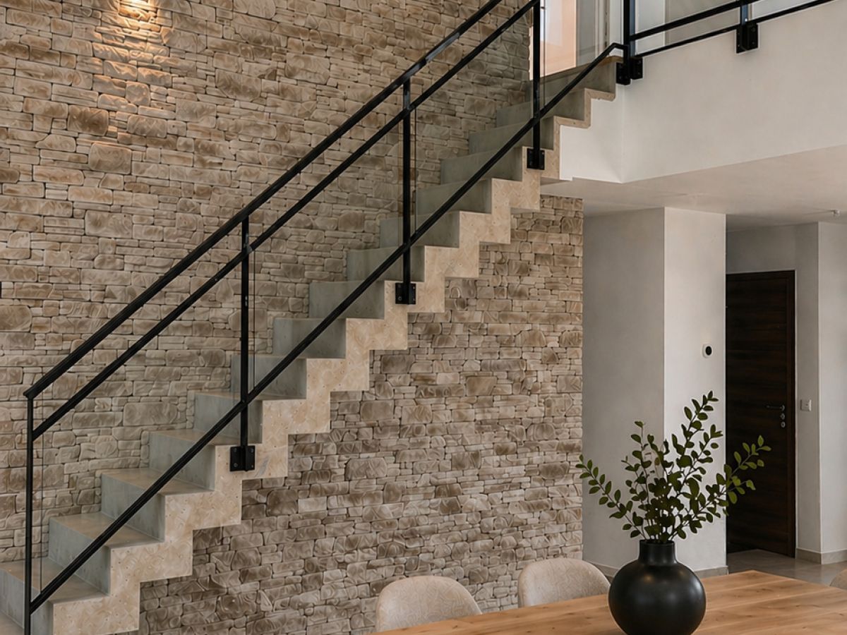 Interieur moderne maison à Boisseuil