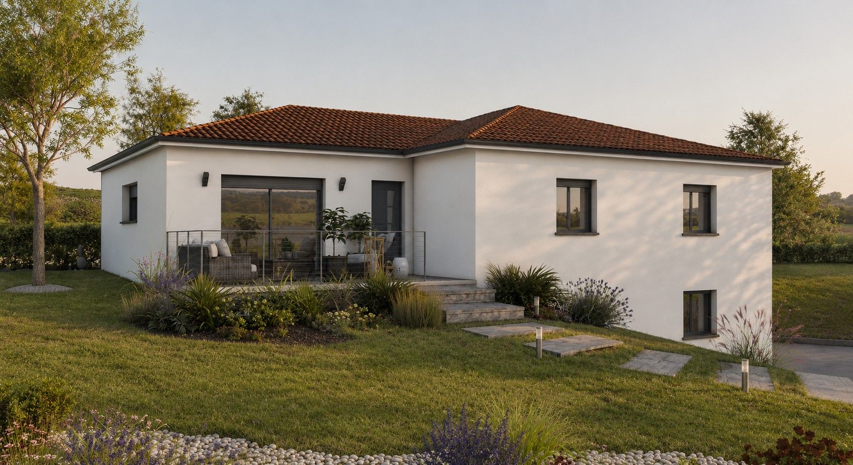 Maison traditionnelle sur sous-sol par Maisons Limousines