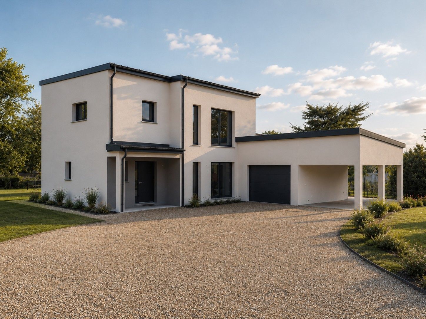 Maison design à étage à Condat-sur-Vienne par Maisons Limousines